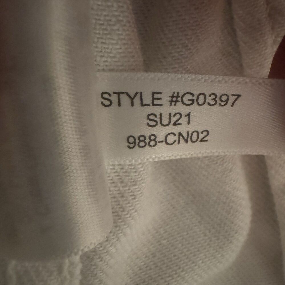 J Crew Women’s White Cropped Denim Classic Trucker Jacket Size M - Picture 15 of 16